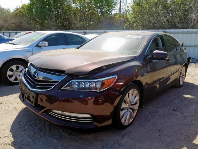 JH4KC2F98GC000305 - 2016 ACURA RLX SPORT HYBRID ADVANCE  photo 2