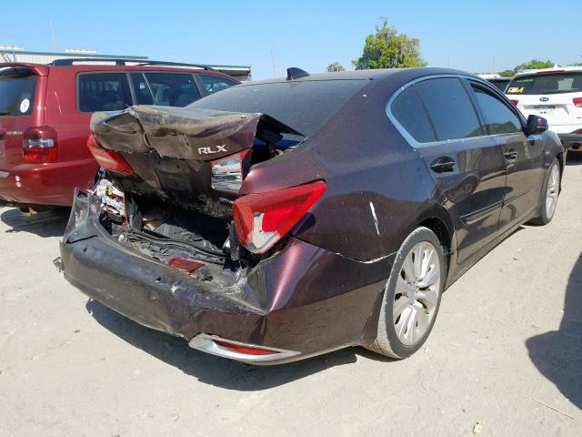JH4KC2F98GC000305 - 2016 ACURA RLX SPORT HYBRID ADVANCE  photo 4