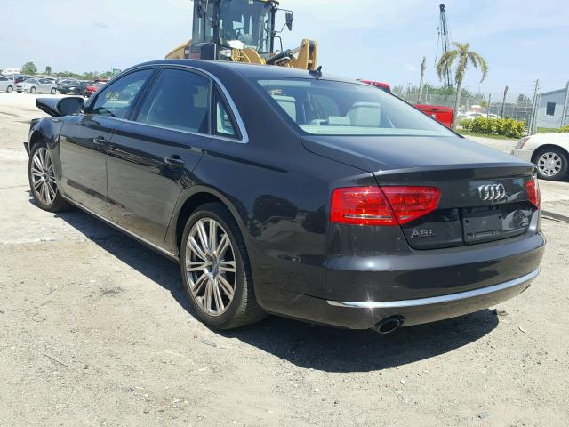 WAURVAFD2CN028959 - 2012 AUDI A8 L QUATT GRAY photo 3