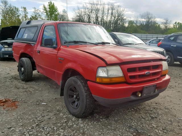 1FTYR10CXYPB86013 - 2000 FORD RANGER RED photo 1