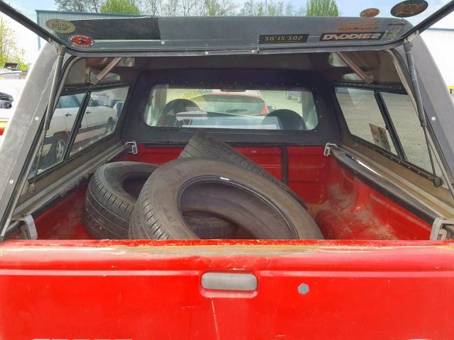 1FTYR10CXYPB86013 - 2000 FORD RANGER RED photo 6