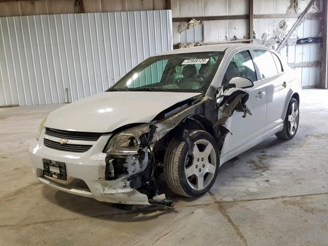 1G1AF5F56A7192268 - 2010 CHEVROLET COBALT 2LT WHITE photo 2