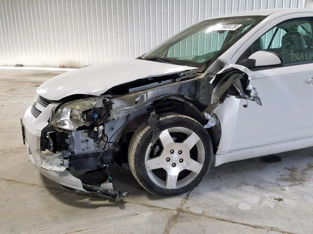 1G1AF5F56A7192268 - 2010 CHEVROLET COBALT 2LT WHITE photo 9