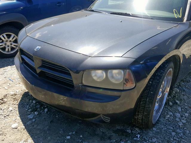 2B3KA43R26H475937 - 2006 DODGE CHARGER SE BLACK photo 9