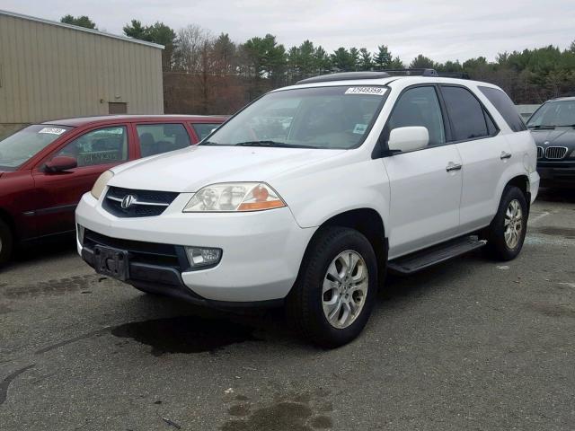 2HNYD187X3H547298 - 2003 ACURA MDX TOURIN WHITE photo 2