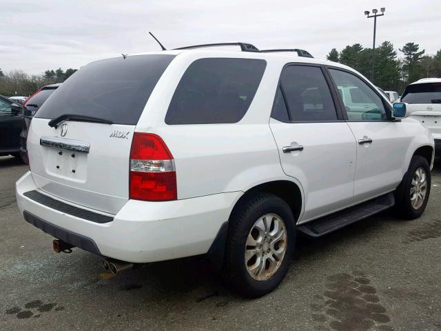 2HNYD187X3H547298 - 2003 ACURA MDX TOURIN WHITE photo 4