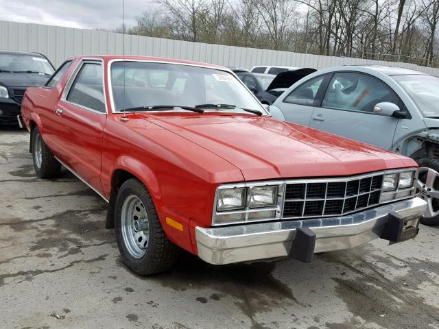 8E93F137072 - 1978 FORD FAIRMONT RED photo 1