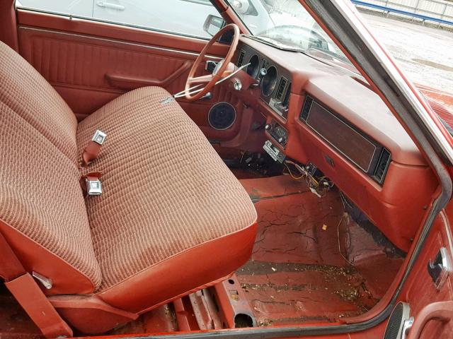 8E93F137072 - 1978 FORD FAIRMONT RED photo 5