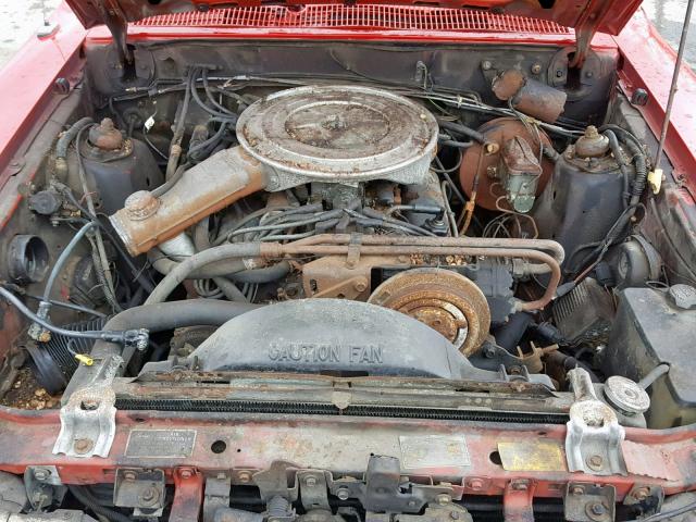 8E93F137072 - 1978 FORD FAIRMONT RED photo 7