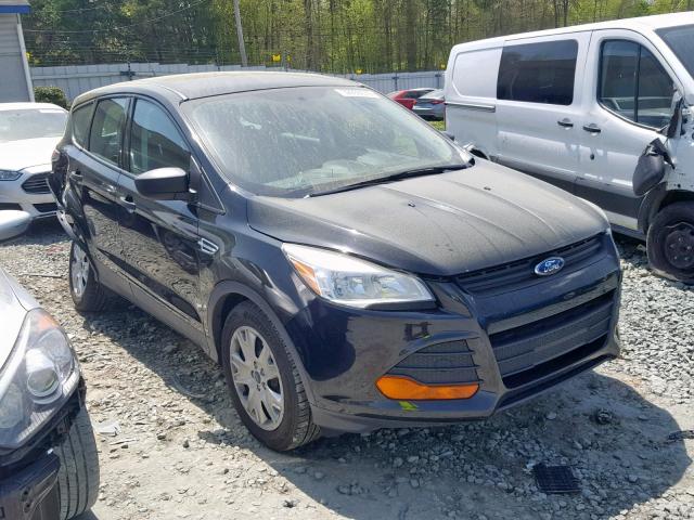 1FMCU0F70EUA82202 - 2014 FORD ESCAPE S GRAY photo 1