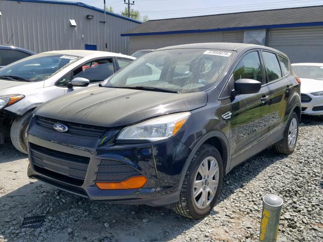 1FMCU0F70EUA82202 - 2014 FORD ESCAPE S GRAY photo 2