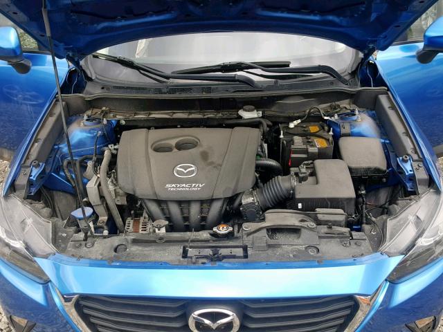 JM1DKFB75H0144664 - 2017 MAZDA CX-3 SPORT BLUE photo 7