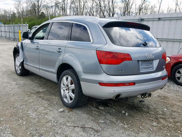 WA1BV74L57D056181 - 2007 AUDI Q7 4.2 QUA SILVER photo 3