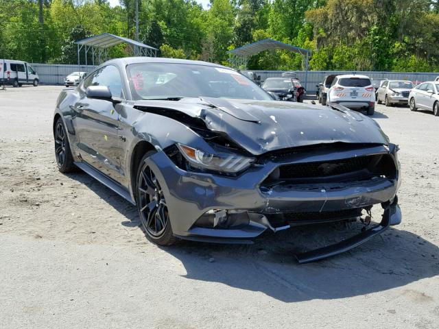 1FA6P8CF7H5310901 - 2017 FORD MUSTANG GT GRAY photo 1