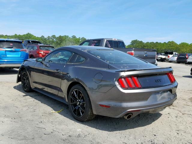 1FA6P8CF7H5310901 - 2017 FORD MUSTANG GT GRAY photo 3