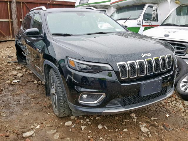 1C4PJMDX3KD134779 - 2019 JEEP CHEROKEE L BLACK photo 1