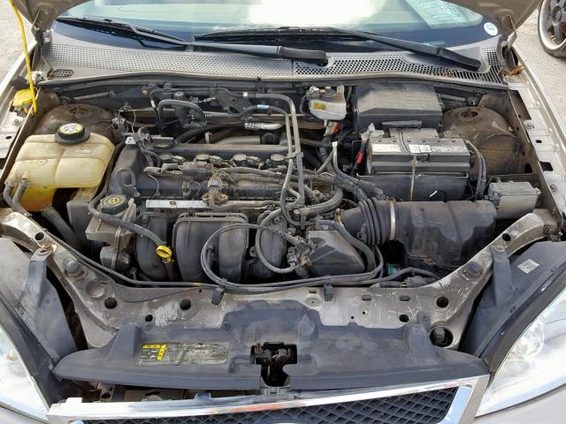 1FAHP34N46W231386 - 2006 FORD FOCUS ZX4 GOLD photo 7