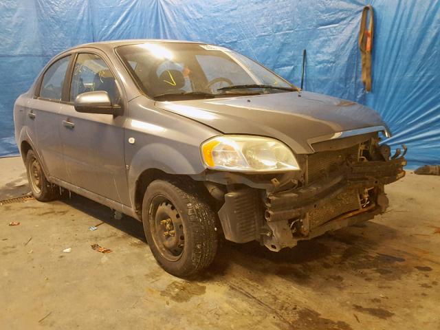 KL1TD56627B097606 - 2007 CHEVROLET AVEO BASE Boz foto 1