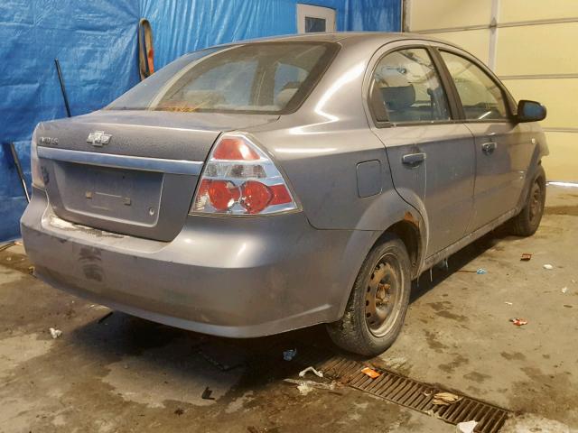 KL1TD56627B097606 - 2007 CHEVROLET AVEO BASE Boz foto 4