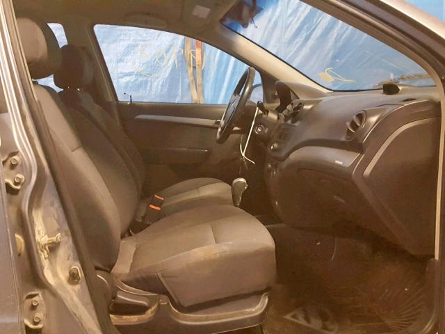 KL1TD56627B097606 - 2007 CHEVROLET AVEO BASE Boz foto 5