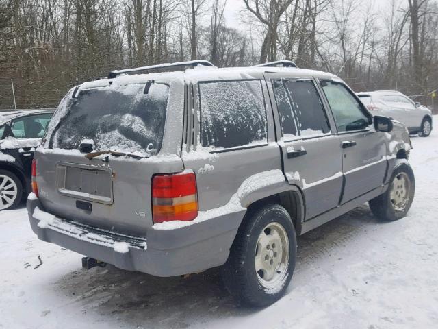 1J4GZ58Y2WC125188 - 1998 JEEP GRAND CHER GRAY photo 4