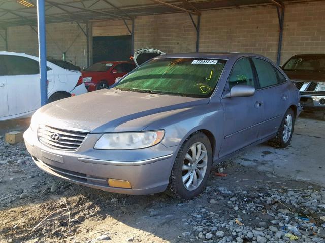 KMHFC46FX6A136834 - 2006 HYUNDAI AZERA SE GRAY photo 2