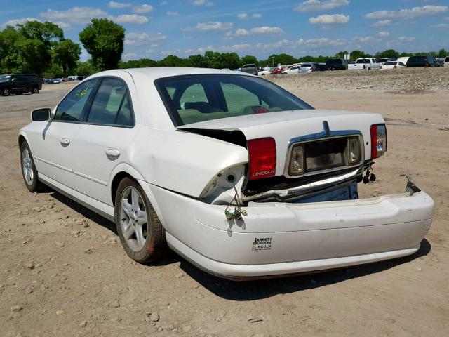 1LNHM86S82Y691213 - 2002 LINCOLN LS WHITE photo 3