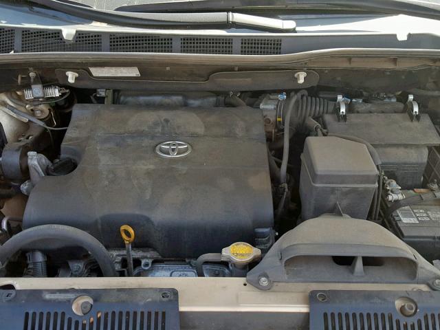 5TDYK3DC3BS098167 - 2011 TOYOTA SIENNA XLE GOLD photo 7