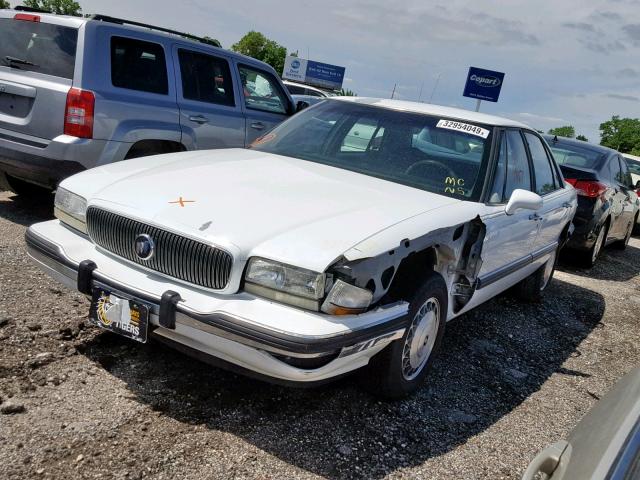 1G4HP52L2SH538802 - 1995 BUICK LESABRE CU WHITE photo 2