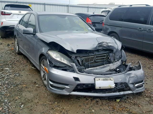 WDDGF4HB2DA811136 - 2013 MERCEDES-BENZ C 250 GRAY photo 1