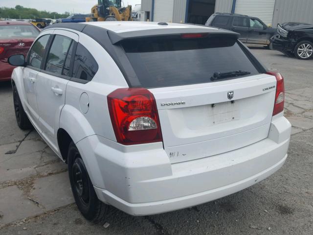 1B3CB5HA7BD160858 - 2011 DODGE CALIBER HE WHITE photo 3