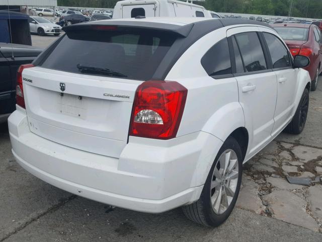 1B3CB5HA7BD160858 - 2011 DODGE CALIBER HE WHITE photo 4