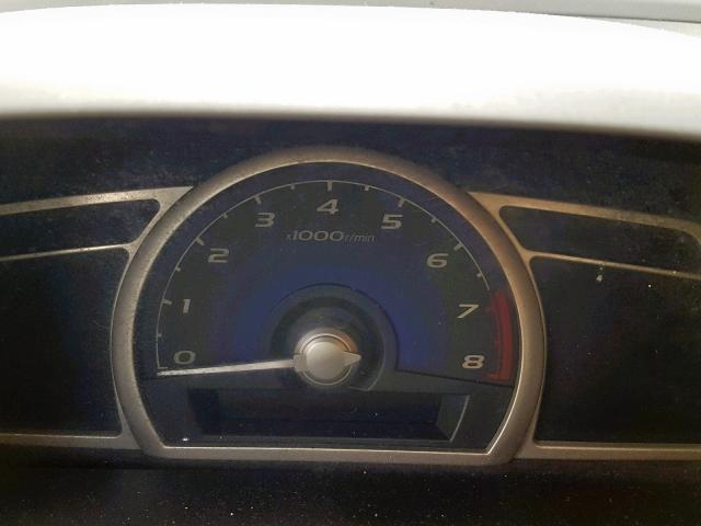 1HGFA15948L000292 - 2008 HONDA CIVIC EXL შავი ფოტო 8