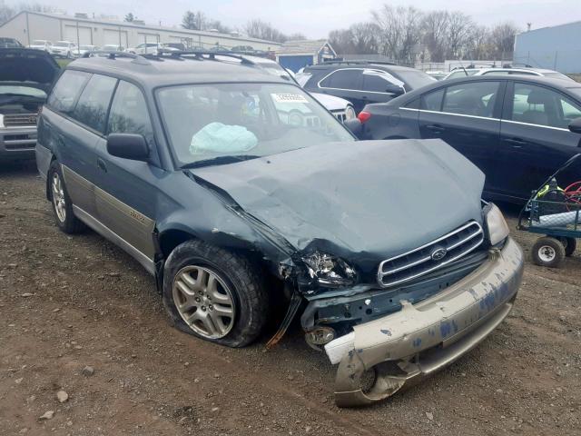 4S3BH6652Y7637868 - 2000 SUBARU LEGACY OUT GREEN photo 1