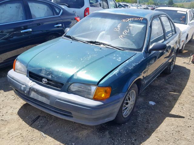 JT2EL56E4S0033995 - 1995 TOYOTA TERCEL DX GREEN photo 2