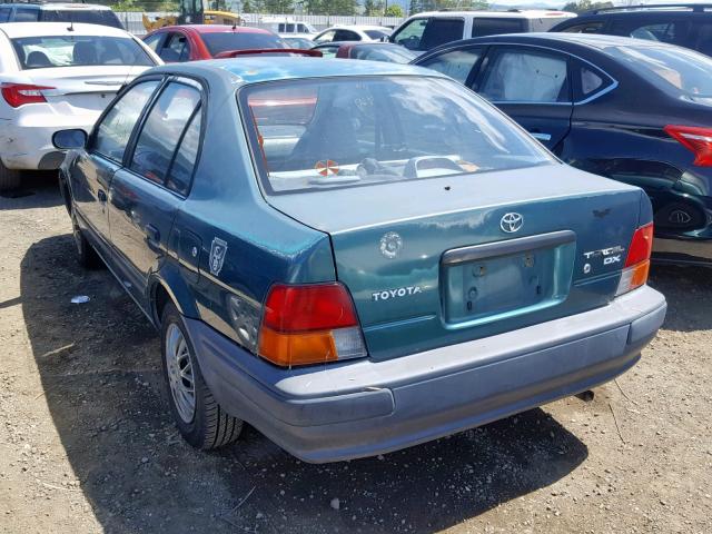 JT2EL56E4S0033995 - 1995 TOYOTA TERCEL DX GREEN photo 3