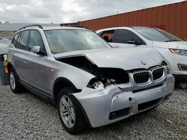 WBXPA934X6WG91080 - 2006 BMW X3 3.0I SILVER photo 1