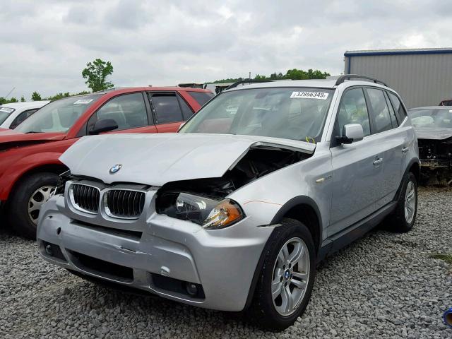 WBXPA934X6WG91080 - 2006 BMW X3 3.0I SILVER photo 2