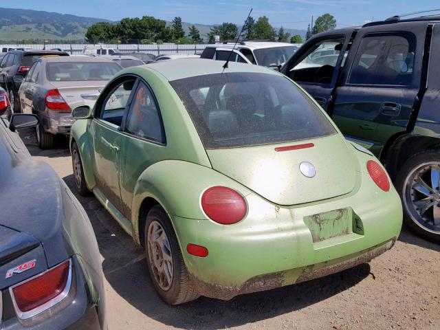 3VWCK21C72M453301 - 2002 VOLKSWAGEN NEW BEETLE Grün Foto 3