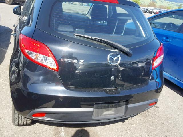 JM1DE1KZ5E0172052 - 2014 MAZDA MAZDA2 SPO BLACK photo 9