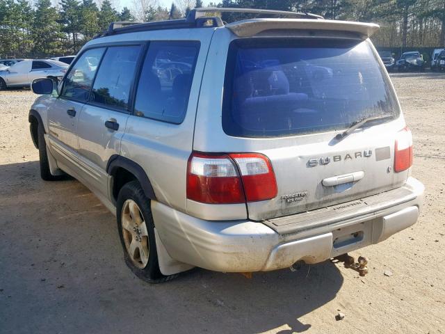 JF1SF65611G707761 - 2001 SUBARU FORESTER S SILVER photo 3