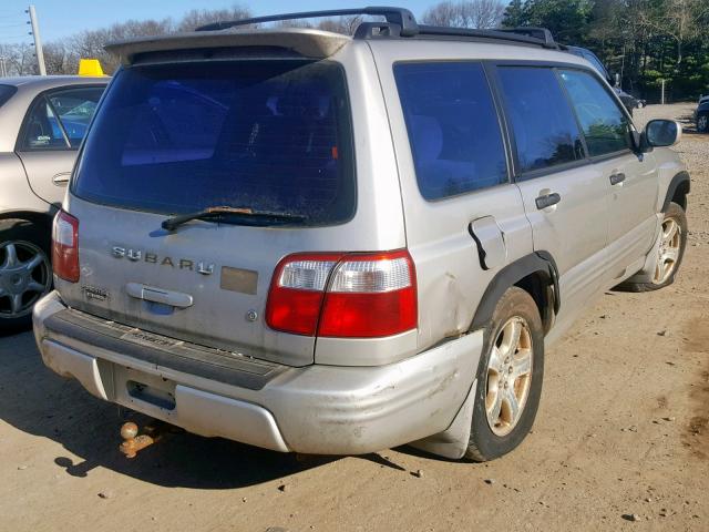 JF1SF65611G707761 - 2001 SUBARU FORESTER S SILVER photo 4