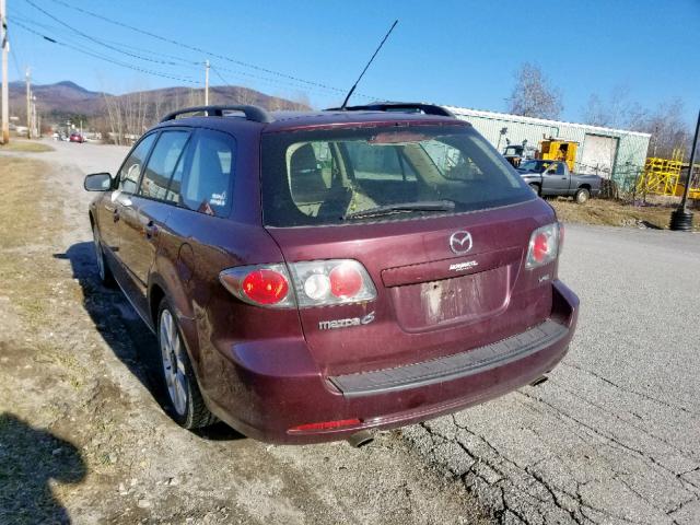 1YVHP82DX65M45624 - 2006 MAZDA 6 S RED photo 3