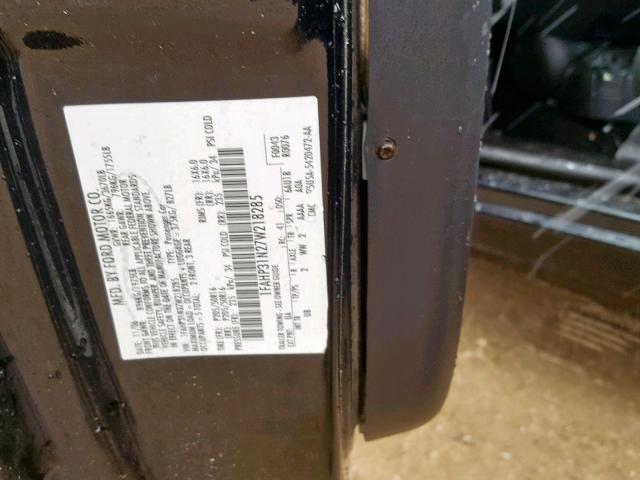 1FAHP31N27W218285 - 2007 FORD FOCUS ZX3 BLACK photo 10