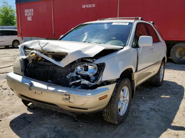 JT6GF10U3X0014711 - 1999 LEXUS RX 300 WHITE photo 2