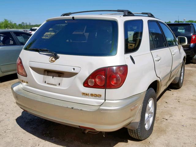 JT6GF10U3X0014711 - 1999 LEXUS RX 300 WHITE photo 4