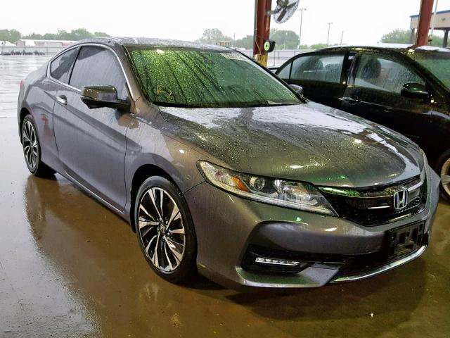 1HGCT2B87GA001008 - 2016 HONDA ACCORD EXL GRAY photo 1