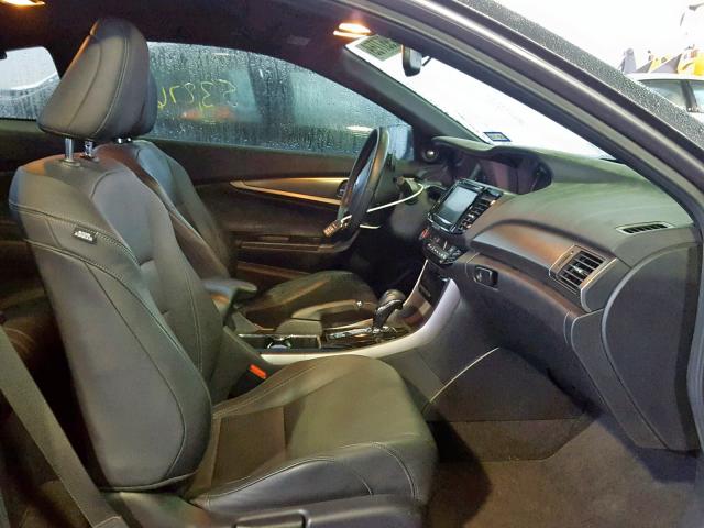 1HGCT2B87GA001008 - 2016 HONDA ACCORD EXL GRAY photo 5