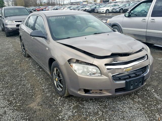 1G1ZG57B58F173098 - 2008 CHEVROLET MALIBU LS BROWN photo 1