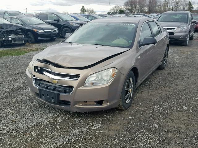 1G1ZG57B58F173098 - 2008 CHEVROLET MALIBU LS BROWN photo 2